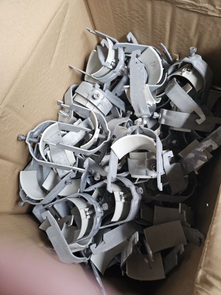 Скоба металлическая двухлапковая СМД 48