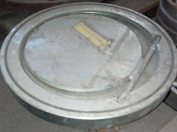 Затвор поворотный межфланцевый Ду250 Ру25 корпус сталь, уплотнение металл по металлу