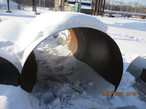 Трубопроводы и отвод из листовой стали