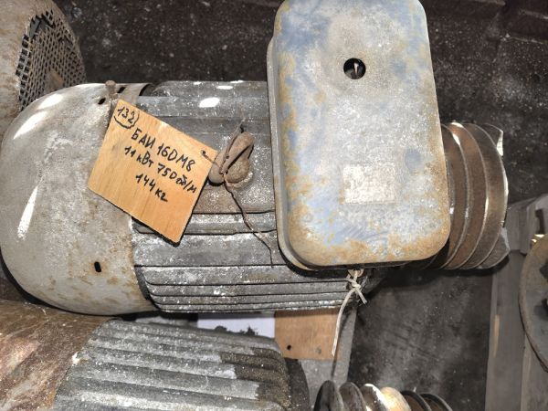 Электродвигатель 5АИ 160 М8   (11 кВт., 750 об/мин),  б/у