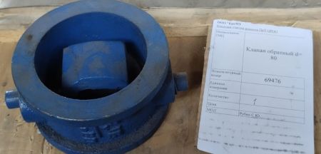 НПА_Клапан обратный d= 80