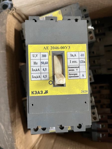 НПА_Выключатель автоматический АЕ2046 40А, , 