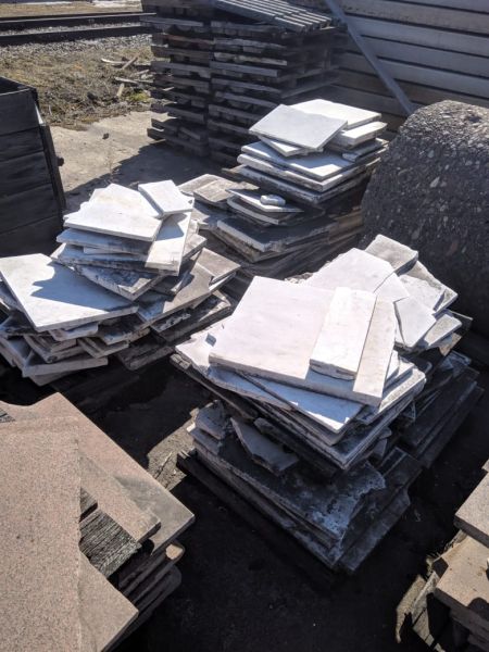 Плита мраморная б/у