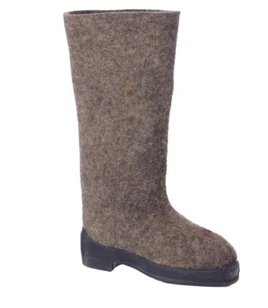 Валенки с резиновой подошвой