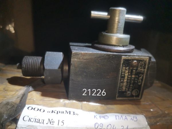 НПА_Кран-демпфер под манометр тип 3КМ 500