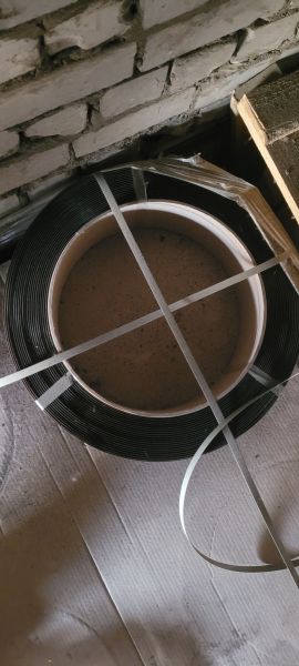 Лента полиэстеровая упаковочная 19,0х1,0 мм(900мрулон)