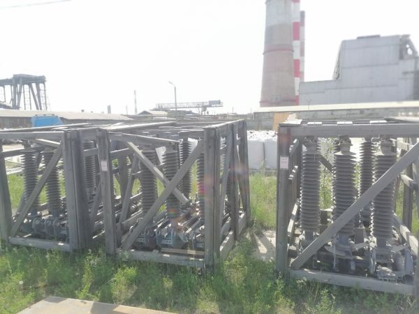 Разъединитель 3-х полюсный РГП-2-110/1000-40УХЛ1 с приводами ПРГ-00-6УХЛ1, ПРГ-01-6УХЛ1 (2шт.)