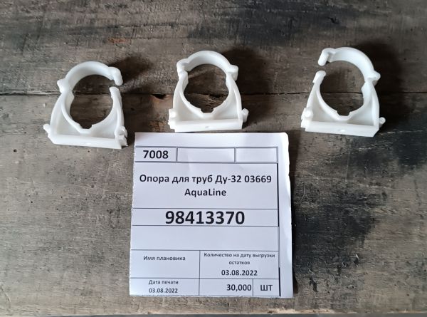 Опора для труб Dn32 03669 AquaLine