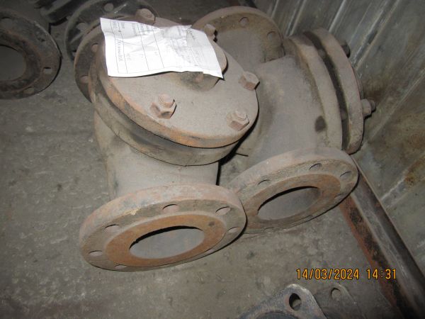 НПА_Клапан чугун обратный фланцевый 16ч6п Ду100, , 