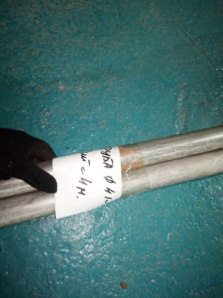 Труба алюминиевая КР 42х1.5 б/у