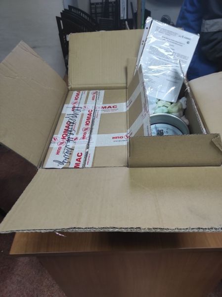 Манометр 0-10 bar d=100;-1/2radial