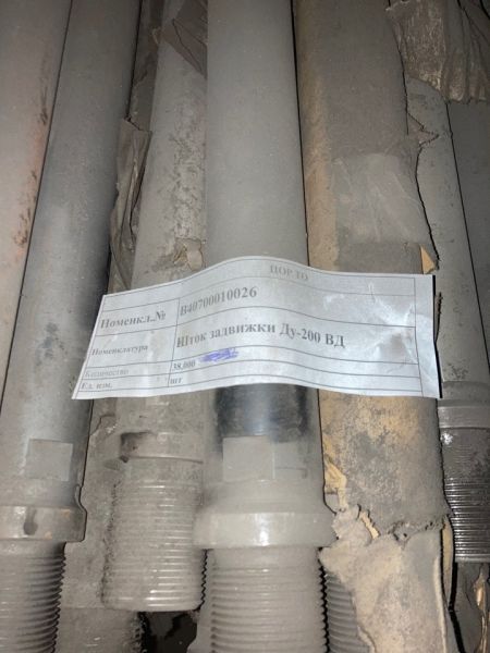 Шток задвижки Ду-200 ВД