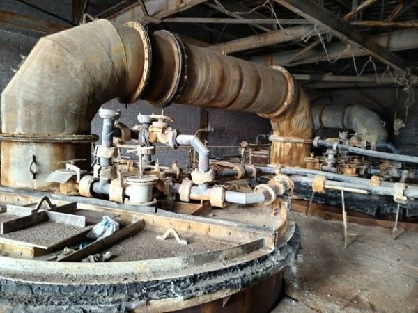 Оборудование печного отделения (криолитовый цех)