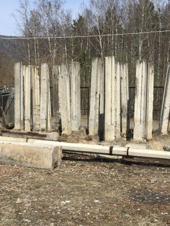Столб железобетонный длина 3 м с фундаментом (0,5 м)