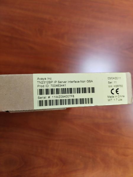 Плата интерфейса сервера IP (IPSI) TN2312BP для АТС AVAYA