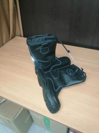 Сапоги кож. усиленный носок ПУ/ТПУ нат.мех р.42