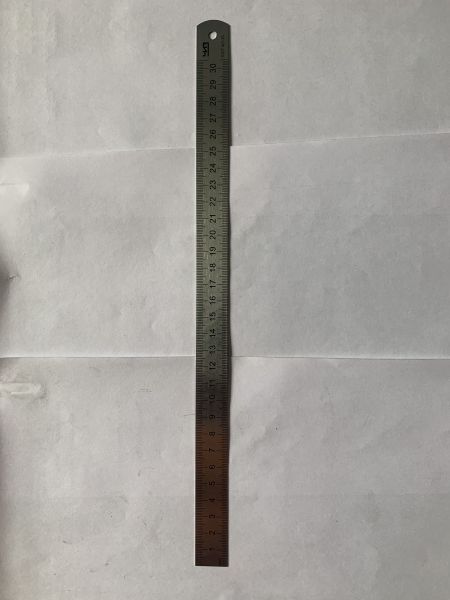 Линейка стальная измернительная 300мм ГОСТ   