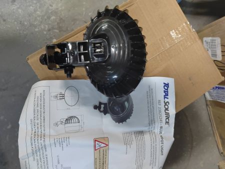 Фонарь безопасности синий свет 10W