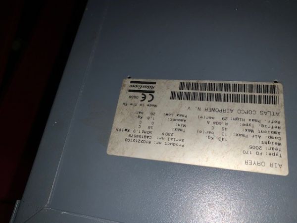 Осушитель сжатого воздуха FD170 STD 23 81