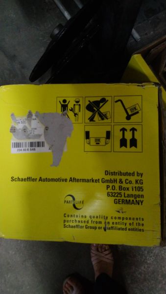 Комплект сцепления на Mercedes Benz-Actros 4141K (диск+корзина сцепления)