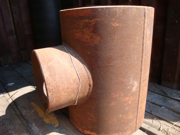 Тройник сварной переходной 530х11-325х10-2,5 09Г2С 073 ОСТ 34.10.764-97/530*12(8)-325*12(8)-2,5 073 ОСТ 34.10.764-97 09Г2С