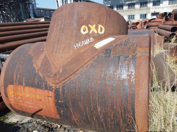 Тройник 1220х25-2,5 ст.09Г2С 02 ОСТ 34 10.763-97 с накладкой 2-02