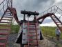 Эстакада железнодорожная для разгрузки щебня