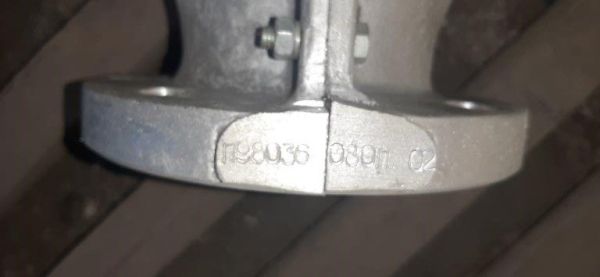 Задвижка шланговая 33а17р2П DN80 П98036-080П-02